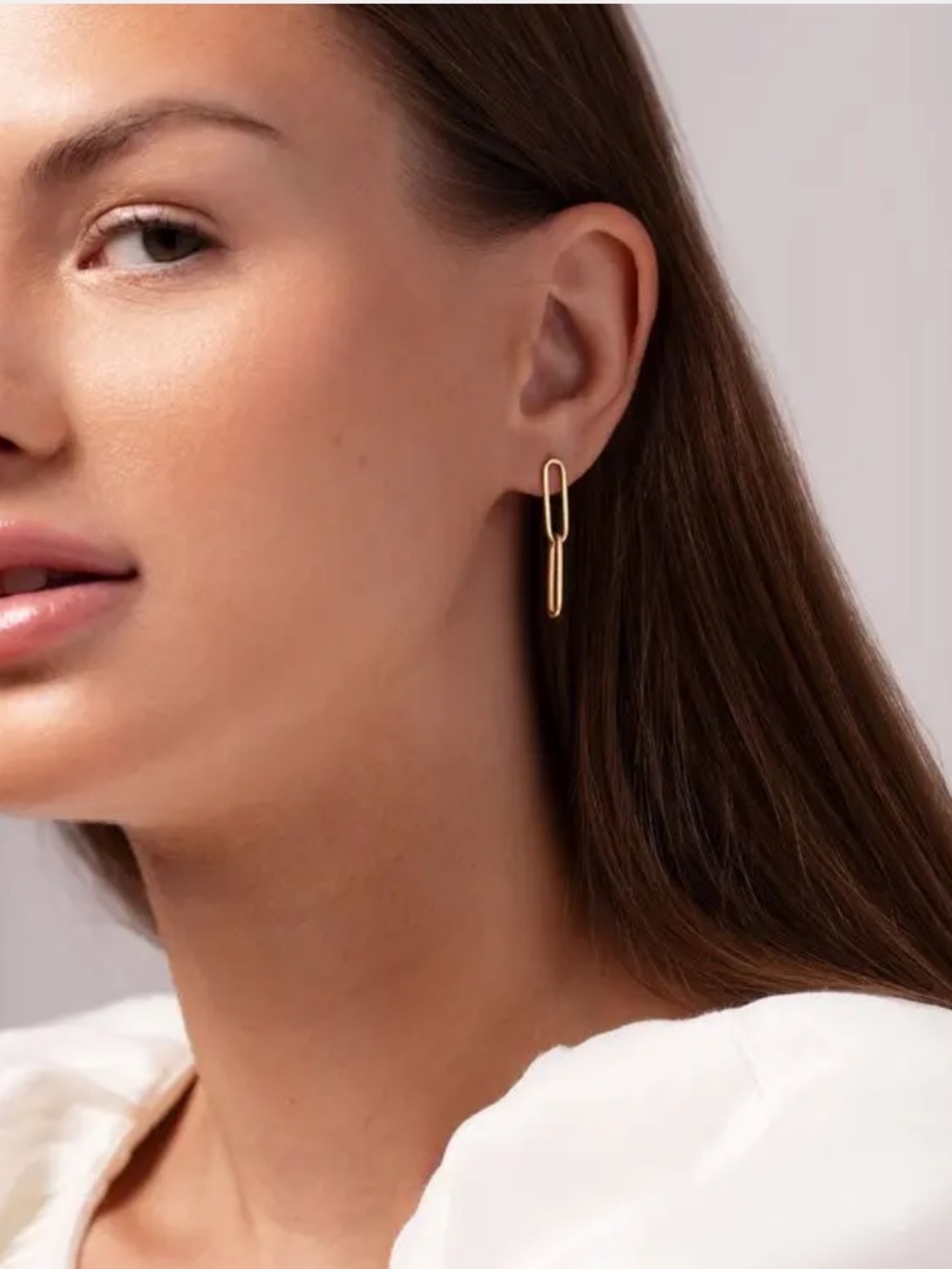 Ring Concierge 14k Yellow Gold Link Drop Earrings